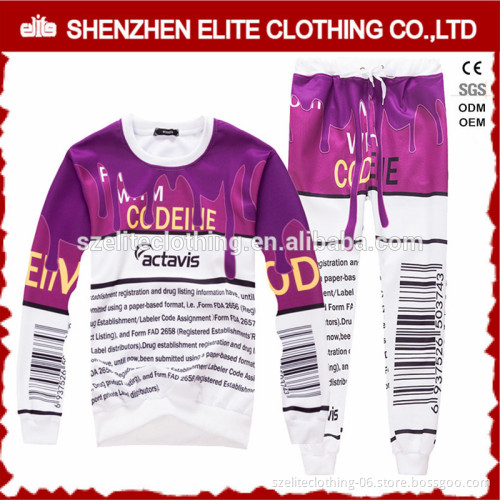 High Quality Cheap Beautiful 3d Sublimation Tracksuits Unisex